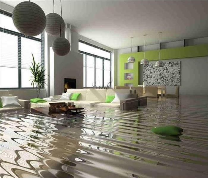 Here to Help - image of flooded room