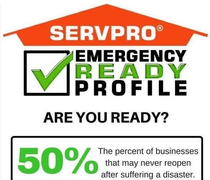 Here to Help - ERP information and SERVPRO logo